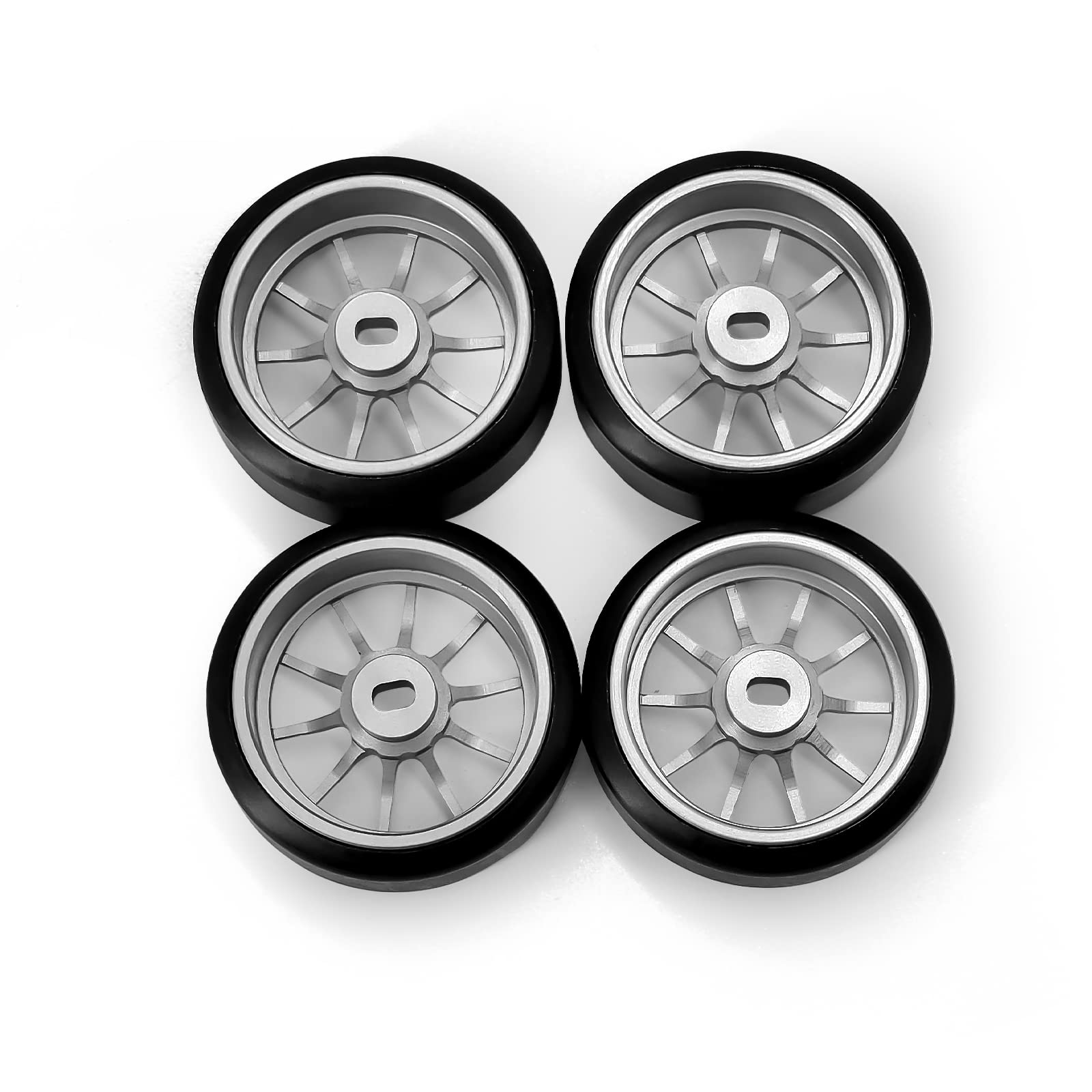 Amazon | Abendor 10スポーク Rc ドリフトホイール&タイヤ 1/24 1/28